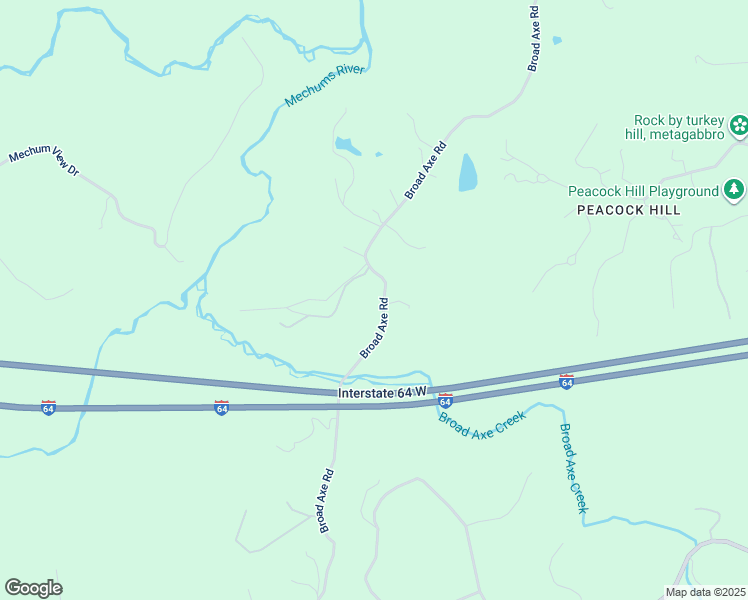 map of restaurants, bars, coffee shops, grocery stores, and more near 832 Broad Axe Road in Charlottesville