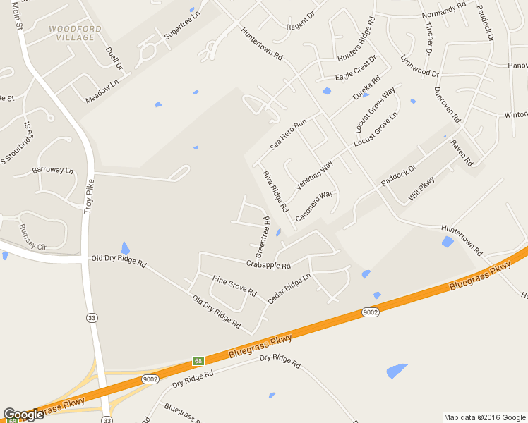 map of restaurants, bars, coffee shops, grocery stores, and more near 4056 Greentree Road in Versailles