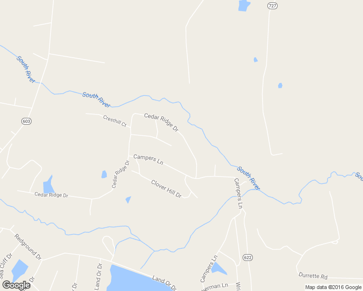 map of restaurants, bars, coffee shops, grocery stores, and more near 221 Cedar Ridge Drive in Ruther Glen