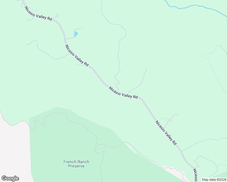 map of restaurants, bars, coffee shops, grocery stores, and more near 1300 Nicasio Valley Road in Nicasio