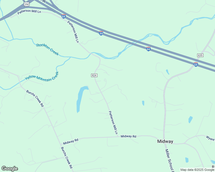 map of restaurants, bars, coffee shops, grocery stores, and more near 67 Sandy Gibson Road in Crozet