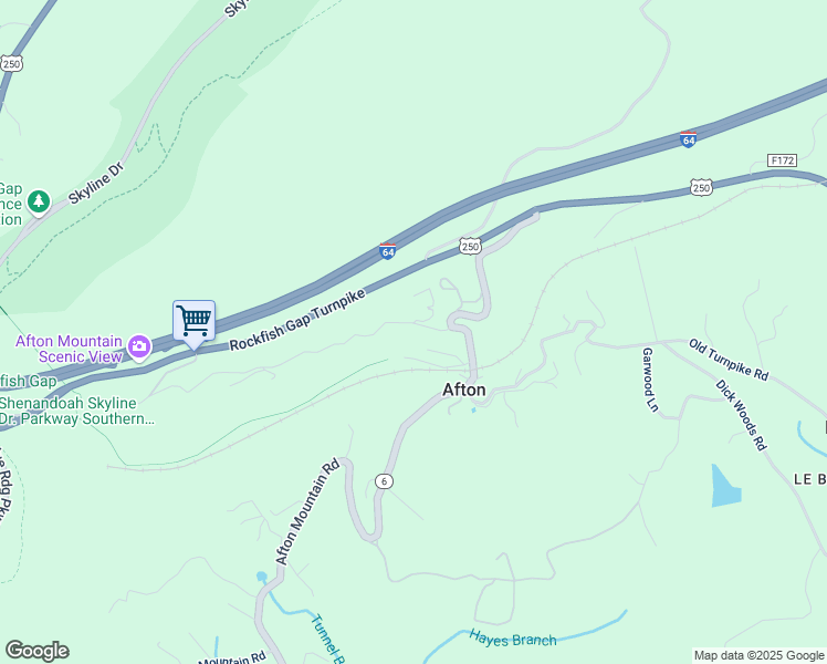 map of restaurants, bars, coffee shops, grocery stores, and more near 83 Stagecoach Road in Afton