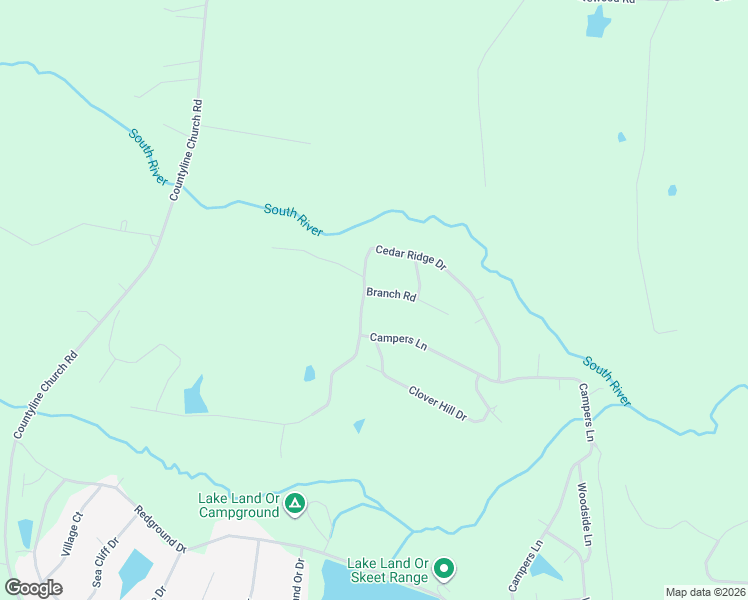 map of restaurants, bars, coffee shops, grocery stores, and more near 267 Cedar Ridge Drive in Ruther Glen