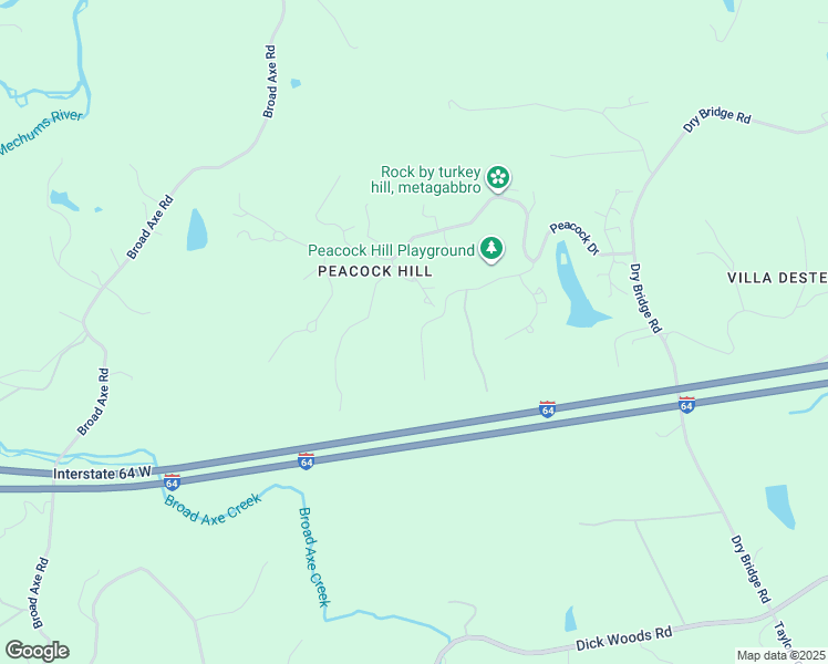 map of restaurants, bars, coffee shops, grocery stores, and more near 430 Peacock Drive in Charlottesville