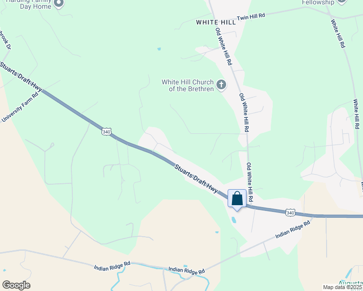 map of restaurants, bars, coffee shops, grocery stores, and more near 17 Killdeer Lane in Stuarts Draft
