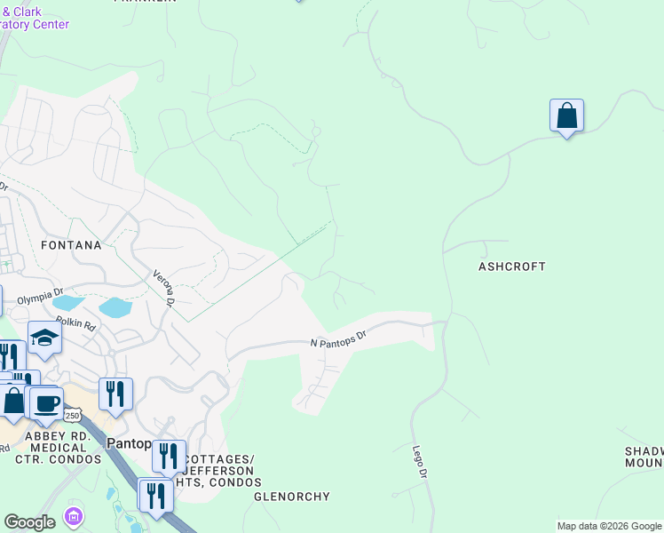 map of restaurants, bars, coffee shops, grocery stores, and more near 2000 Tremont Road in Charlottesville
