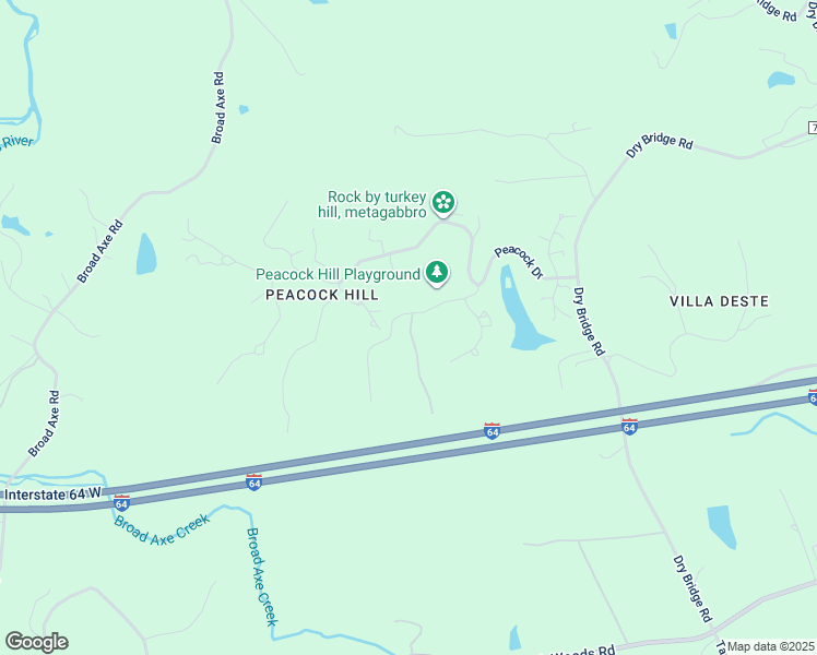 map of restaurants, bars, coffee shops, grocery stores, and more near 391 Peacock Drive in Charlottesville