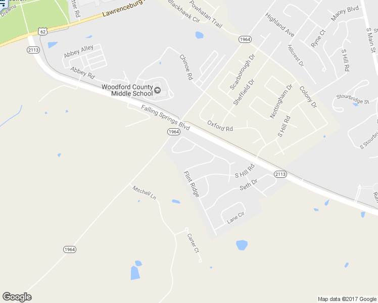 map of restaurants, bars, coffee shops, grocery stores, and more near 622 Adena Trace in Versailles