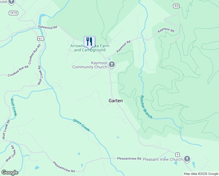 map of restaurants, bars, coffee shops, grocery stores, and more near 7851 Gatewood Road in Fayetteville