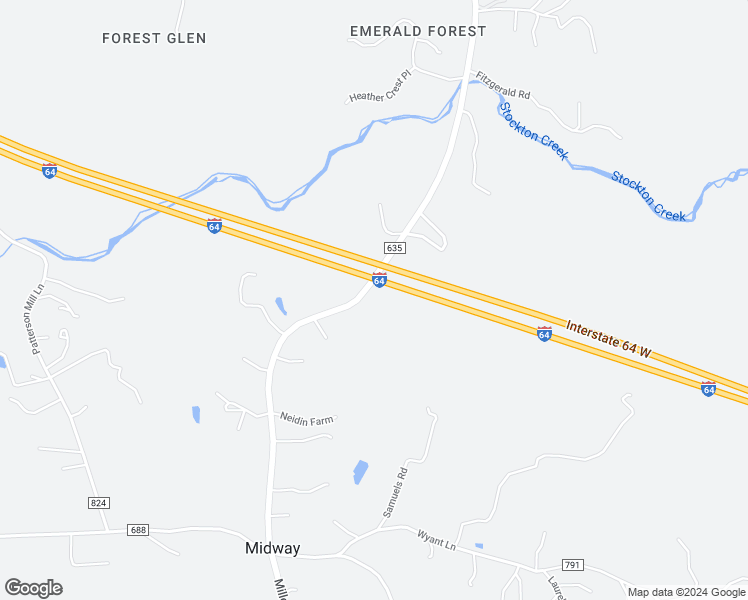 map of restaurants, bars, coffee shops, grocery stores, and more near 449 Miller School Road in Charlottesville