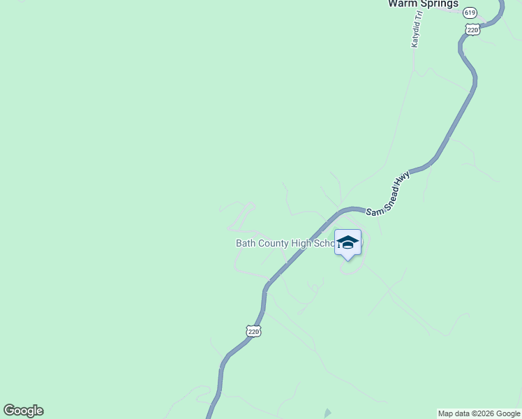 map of restaurants, bars, coffee shops, grocery stores, and more near Roseloe Lane in Hot Springs