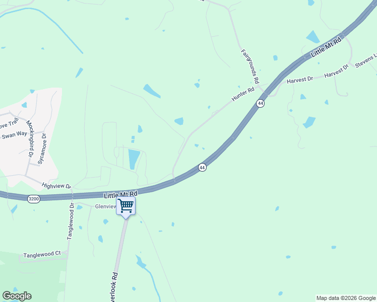 map of restaurants, bars, coffee shops, grocery stores, and more near 328 Hunter Road in Taylorsville