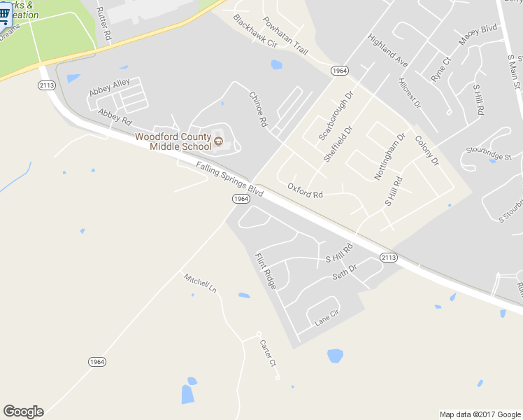 map of restaurants, bars, coffee shops, grocery stores, and more near 556 Adena Trace in Versailles