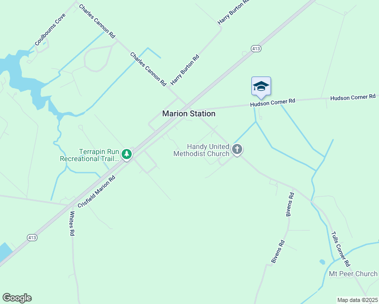 map of restaurants, bars, coffee shops, grocery stores, and more near Ranford Williams Road in Somerset County