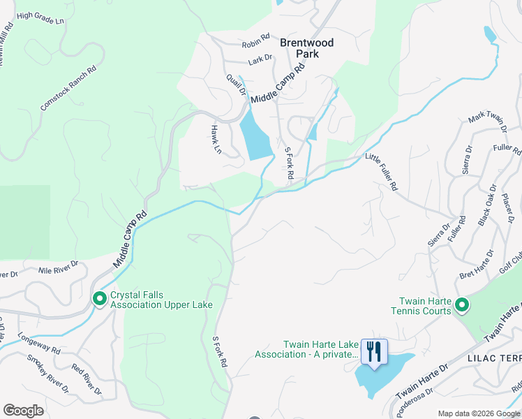 map of restaurants, bars, coffee shops, grocery stores, and more near 22845 S Fork Rd in Sonora