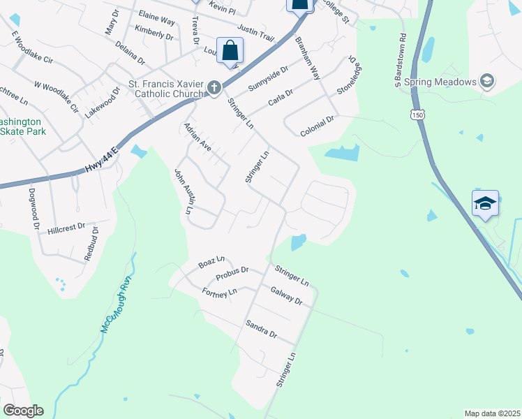 map of restaurants, bars, coffee shops, grocery stores, and more near 191 John Hudson Lane in Mount Washington