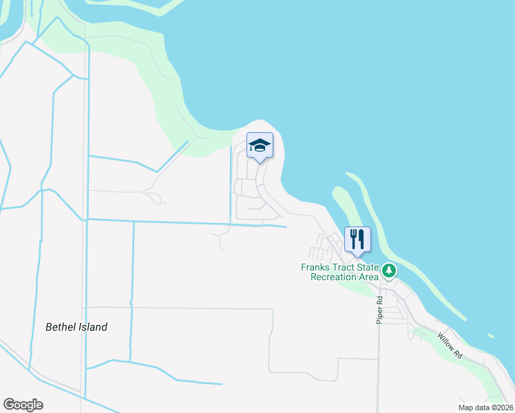 map of restaurants, bars, coffee shops, grocery stores, and more near 330 Benet Court in Bethel Island