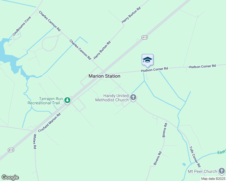 map of restaurants, bars, coffee shops, grocery stores, and more near Ranford Williams Road in Somerset County