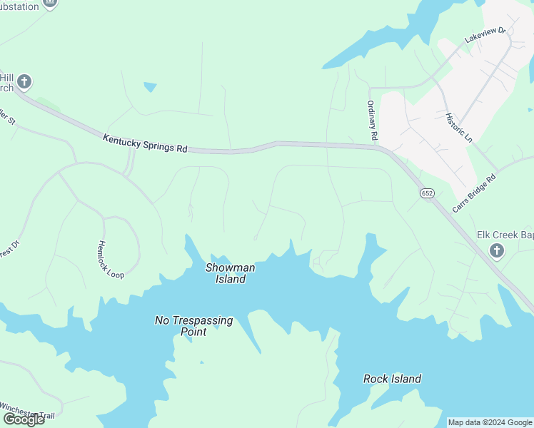 map of restaurants, bars, coffee shops, grocery stores, and more near 135 Fairview Drive in Mineral