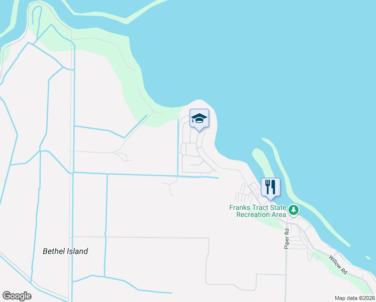 map of restaurants, bars, coffee shops, grocery stores, and more near 301 Alcott Court in Bethel Island