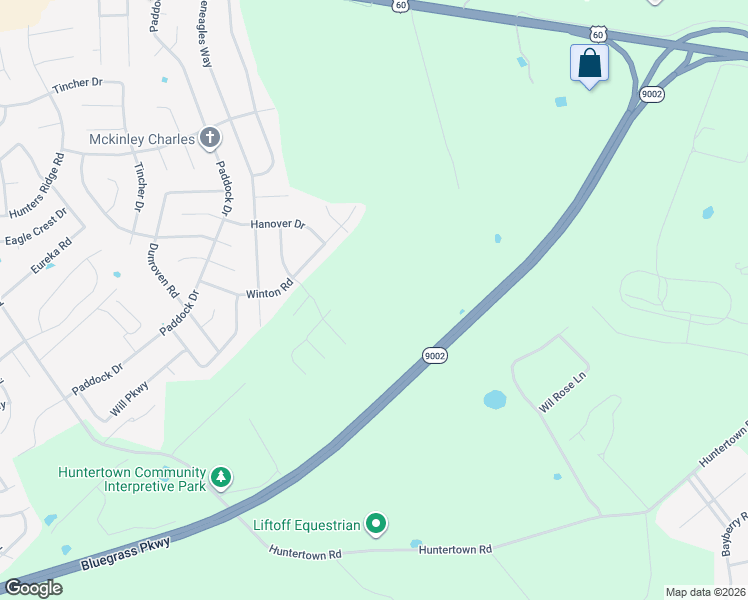 map of restaurants, bars, coffee shops, grocery stores, and more near 353 Winton Road in Versailles