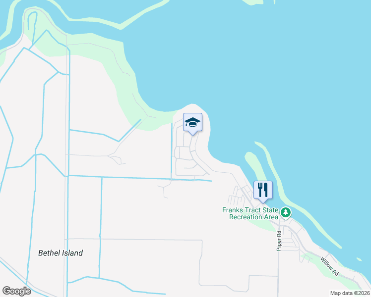 map of restaurants, bars, coffee shops, grocery stores, and more near 3702 Hawthorne Road in Bethel Island