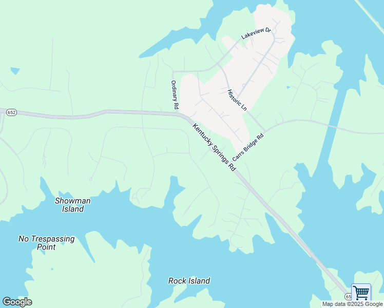 map of restaurants, bars, coffee shops, grocery stores, and more near 647 Fairview Drive in Mineral