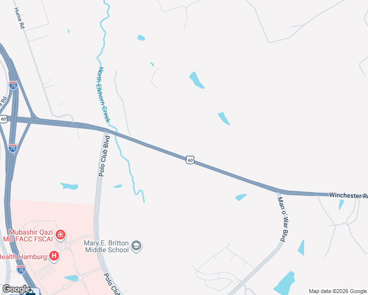 map of restaurants, bars, coffee shops, grocery stores, and more near 2821 Winchester Road in Lexington
