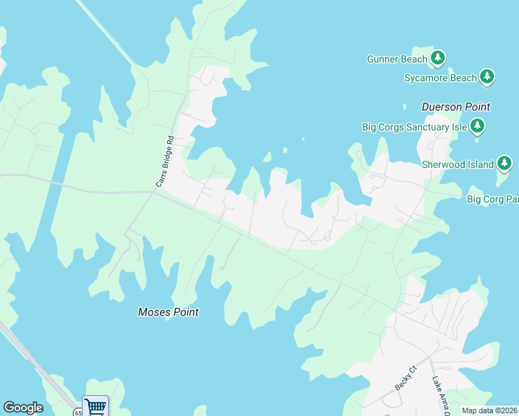 map of restaurants, bars, coffee shops, grocery stores, and more near 54 Tara Circle in Bumpass