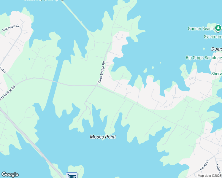 map of restaurants, bars, coffee shops, grocery stores, and more near 111 Burruss Mill Road in Bumpass