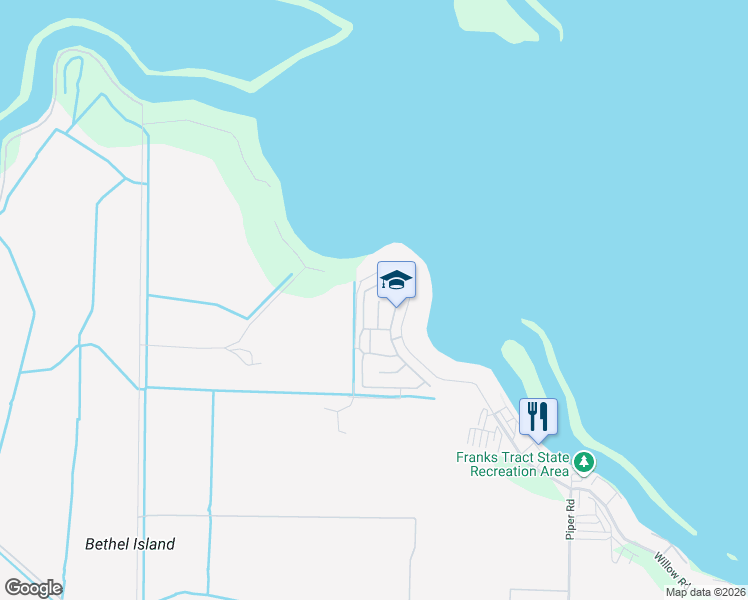 map of restaurants, bars, coffee shops, grocery stores, and more near 343 Alcott Court in Bethel Island