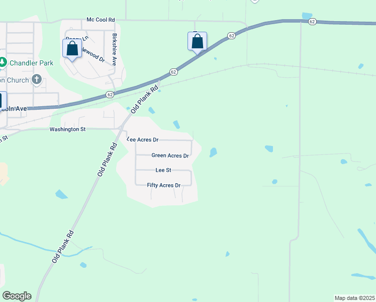 map of restaurants, bars, coffee shops, grocery stores, and more near 5488 Green Acres Drive in Boonville