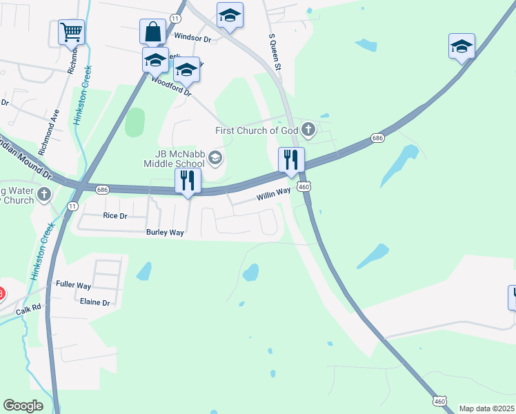 map of restaurants, bars, coffee shops, grocery stores, and more near 132 Skyview Drive in Mount Sterling