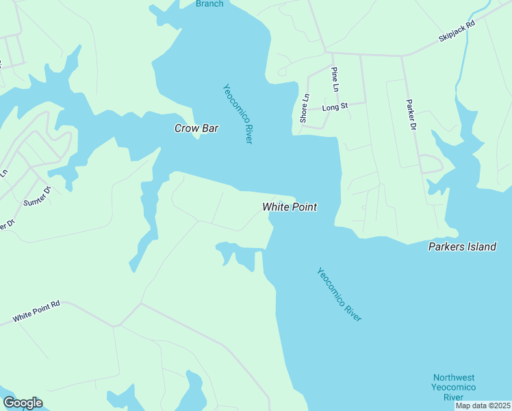 map of restaurants, bars, coffee shops, grocery stores, and more near 1319 White Point Road in Kinsale
