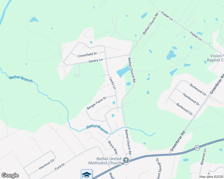 map of restaurants, bars, coffee shops, grocery stores, and more near 495 Berger Farm Drive in Mount Washington