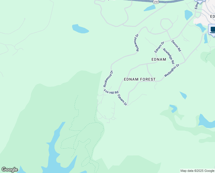 map of restaurants, bars, coffee shops, grocery stores, and more near 454 Rookwood Drive in Charlottesville