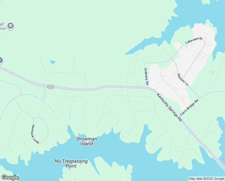 map of restaurants, bars, coffee shops, grocery stores, and more near 647 Fairview Drive in Mineral