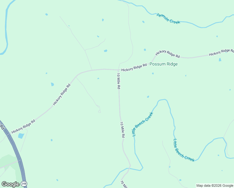 map of restaurants, bars, coffee shops, grocery stores, and more near 170 10 Mile Road in Mount Eden