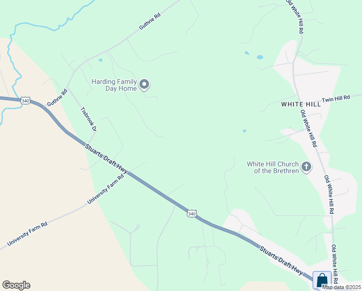 map of restaurants, bars, coffee shops, grocery stores, and more near 220 Solstice Springs Lane in Stuarts Draft