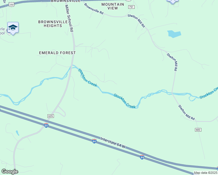 map of restaurants, bars, coffee shops, grocery stores, and more near 5596 Fitzgerald Rd in Charlottesville