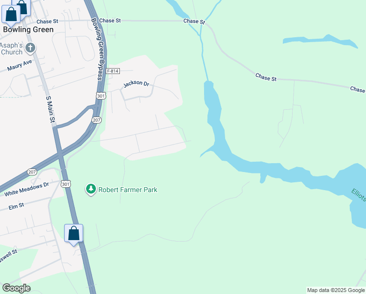 map of restaurants, bars, coffee shops, grocery stores, and more near 18073 Harding Drive in Bowling Green