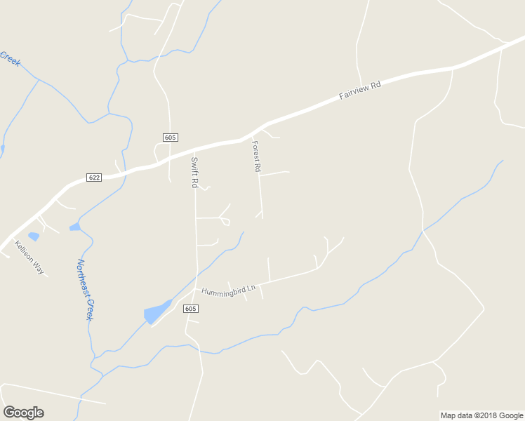 map of restaurants, bars, coffee shops, grocery stores, and more near 2911 Forest Road in Partlow