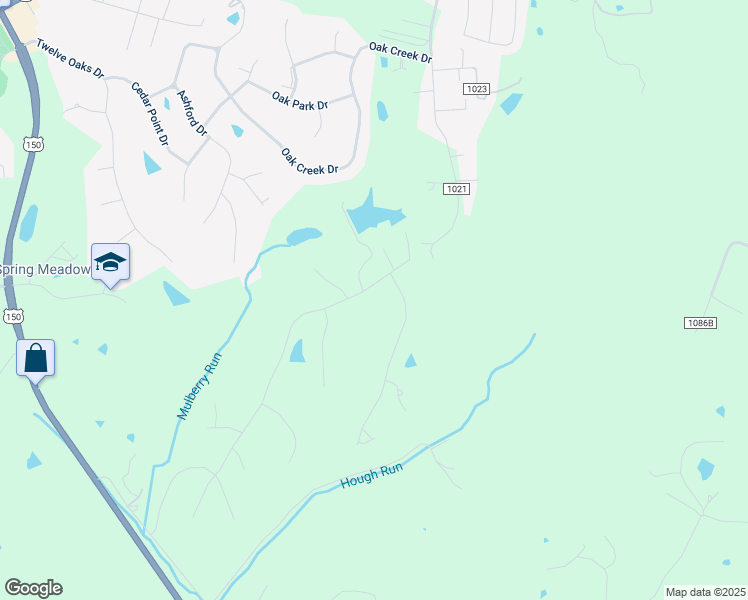 map of restaurants, bars, coffee shops, grocery stores, and more near 695 Hillcreek Drive in Mount Washington