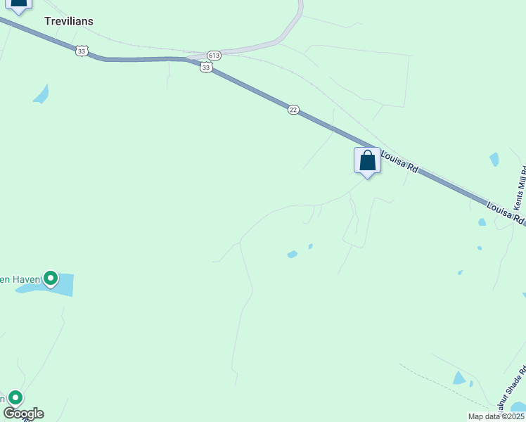 map of restaurants, bars, coffee shops, grocery stores, and more near 464 Amick Road in Louisa