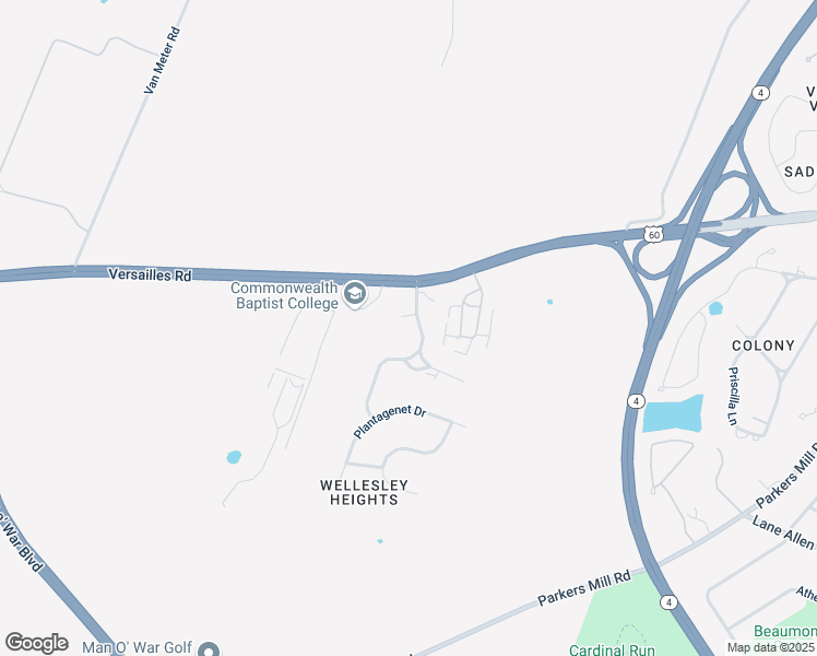 map of restaurants, bars, coffee shops, grocery stores, and more near 1509 Enchantment Court in Lexington