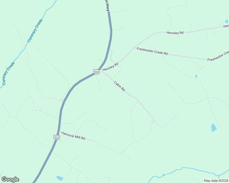 map of restaurants, bars, coffee shops, grocery stores, and more near 170 Cabin Road in Mineral