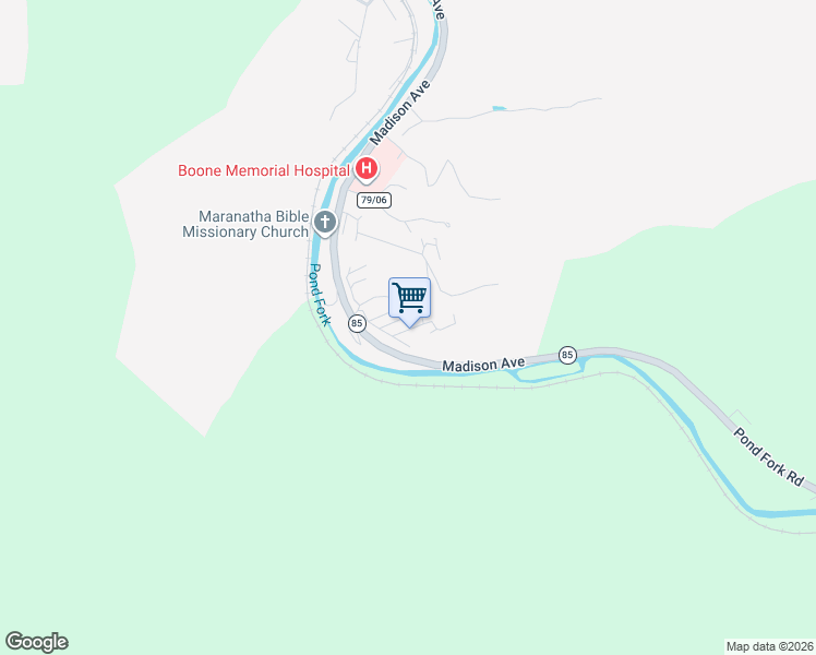 map of restaurants, bars, coffee shops, grocery stores, and more near in Uneeda