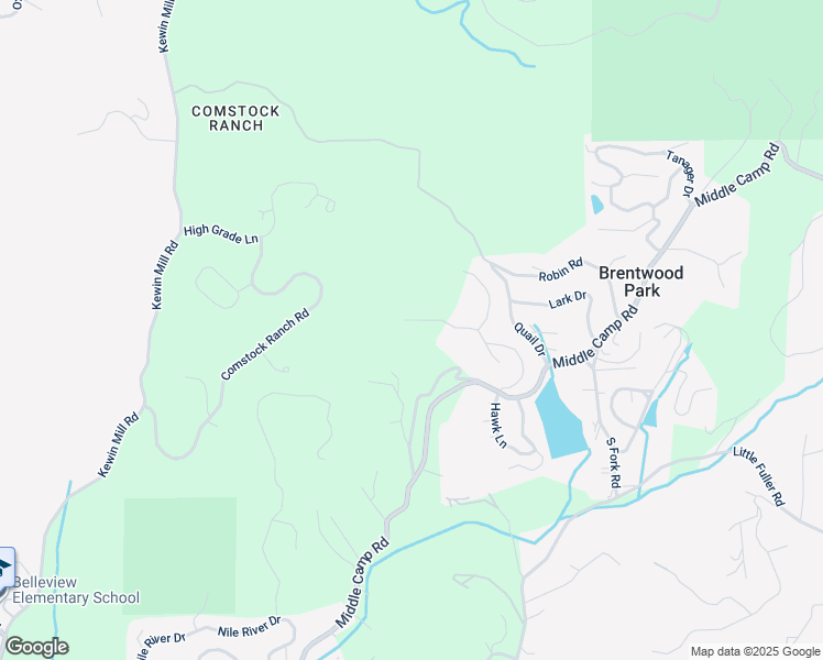 map of restaurants, bars, coffee shops, grocery stores, and more near 17595 Brentwood Lane in Twain Harte