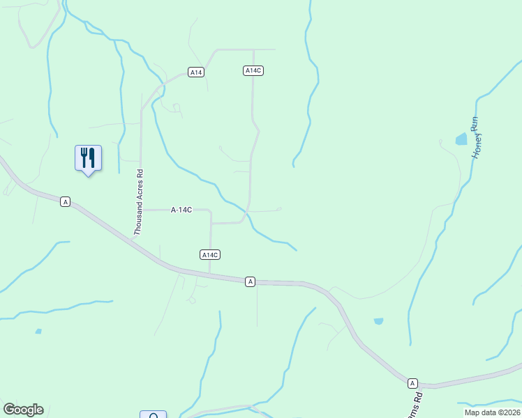 map of restaurants, bars, coffee shops, grocery stores, and more near County Road A14C in Montreal