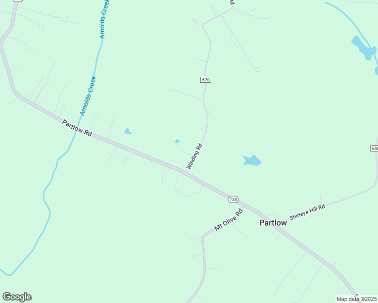 map of restaurants, bars, coffee shops, grocery stores, and more near 3020 Winding Road in Partlow